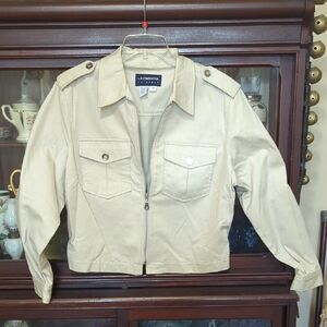 Woman's Liz Claiborne Liz Sport Zip Front Jacket EUC